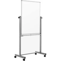Luxor Porcelain Mobile Dry-Erase Whiteboard (30 X 40")(Luxor Porcelain Mobile Dry Erase Whiteboard 30 X 40)