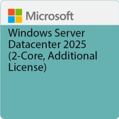 Microsoft Windows Server Datacenter 2025 (2-Core, Additional License)(Microsoft Windows Server Datacenter 2025 2 Core Additional License)