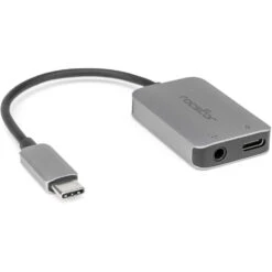 Rocstor USB-C To Hi-Res AUX 3.5mm Audio With 100W PD Adapter(Rocstor Usb C To Hi Res Aux 3 5mm Audio With 100w Pd Adapter)