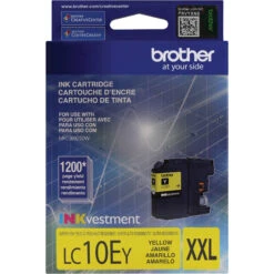 Brother LC10EYEXP INKvestment Super High Yield Yellow Ink Cartridge (Expired)(Brother Lc10eyexp Inkvestment Super High Yield Yellow Ink Cartridge Expired)