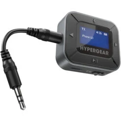 HyperGear IntelliCast Flight Wireless Audio Adapter, Transmitter + Receiver (Black)(Hypergear Intellicast Flight Wireless Audio Adapter Transmitter Receiver Black)