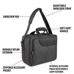 USA GEAR Travel Bag For Projectors (Black)(Usa Gear Travel Bag For Projectors Black) -Celestron Shop 1736855501 IMG 2411054