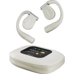 Cleer Arc 3 True Wireless Open-Ear Earbuds (Light Grey)(Cleer Arc 3 True Wireless Open Ear Earbuds Light Grey)