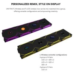 Lian Li 120mm UNI FAN TL Wireless RGB Case Fan (White, 3-Pack)(Lian Li 120mm Uni Fan Tl Wireless Rgb Case Fan White 3 Pack) -Celestron Shop 1737554256 IMG 2416210