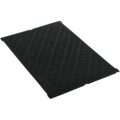 SIDIO Heavy Duty Rubber Mat (Half-Size, Black)(Sidio Heavy Duty Rubber Mat Half Size Black)