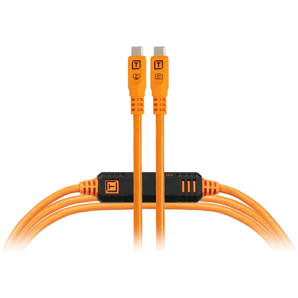 Tether Tools TetherPro Optima USB-C Cable (15', High-Visibility Orange)(Tether Tools Tetherpro Optima Usb C Cable 15 High Visibility Orange) 1 Tether Tools TetherPro Optima USB-C Cable (15', High-Visibility Orange)(Tether Tools Tetherpro Optima Usb C Cable 15 High Visibility Orange)