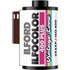 Ilford IlfoColor Vintage Tone 400 Plus Color Negative Film (35mm Roll Film, 24 Exposures)(Ilford Ilfocolor Vintage Tone 400 Plus Color Negative Film 35mm Roll Film 24 Exposures)
