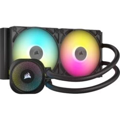 CORSAIR ICUE LINK TITAN RX RGB 280mm AIO Liquid CPU Cooler (Black)(Corsair Icue Link Titan Rx Rgb 280mm Aio Liquid Cpu Cooler Black)