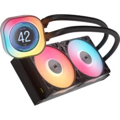 CORSAIR ICUE LINK TITAN RX LCD 240mm AIO Liquid CPU Cooler (Black)(Corsair Icue Link Titan Rx Lcd 240mm Aio Liquid Cpu Cooler Black) -Celestron Shop 1740525773 IMG 2441280