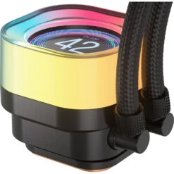 CORSAIR ICUE LINK TITAN RX LCD 240mm AIO Liquid CPU Cooler (Black)(Corsair Icue Link Titan Rx Lcd 240mm Aio Liquid Cpu Cooler Black) -Celestron Shop 1740525773 IMG 2441282