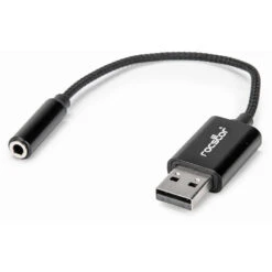 Rocstor USB-A To 3.5mm Audio Adapter (Black)(Rocstor Usb A To 3 5mm Audio Adapter Black) -Celestron Shop 1740743078 IMG 2444057