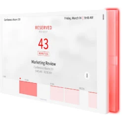 Crestron TSS-1070-W-S-LB 10" Touchscreen Room Scheduling Monitor With Light Bar Kit (White)(Crestron Tss 1070 W S Lb 10 Touchscreen Room Scheduling Monitor With Light Bar Kit White) -Celestron Shop 1742292652 IMG 2453777