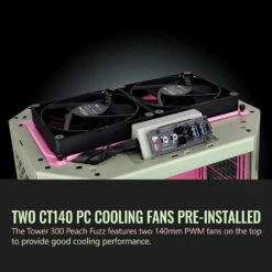 Thermaltake The Tower 300 Micro Tower Micro-ATX Computer Chassis (Matcha Plum)(Thermaltake The Tower 300 Micro Tower Micro Atx Computer Chassis Matcha Plum) -Celestron Shop 1742993825 IMG 2459473