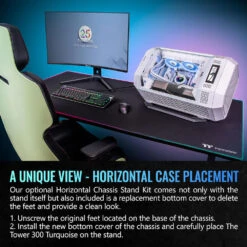 Thermaltake The Tower 300 Micro Tower Micro-ATX Computer Chassis (Matcha Plum)(Thermaltake The Tower 300 Micro Tower Micro Atx Computer Chassis Matcha Plum) -Celestron Shop 1742993825 IMG 2459474