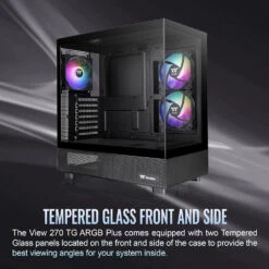 Thermaltake View 270 Plus TG ARGB Mid Tower ATX Computer Chassis (Black)(Thermaltake View 270 Plus Tg Argb Mid Tower Atx Computer Chassis Black) 10 Thermaltake View 270 Plus TG ARGB Mid Tower ATX Computer Chassis (Black)(Thermaltake View 270 Plus Tg Argb Mid Tower Atx Computer Chassis Black) -Celestron Shop 1742994829 IMG 2459517