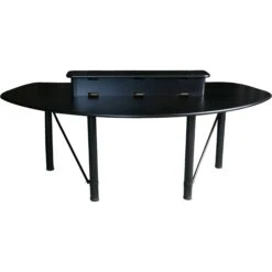 RAB Audio Prokast Four-Seater Podcast Desk With Bridge Shelf(Rab Audio Prokast Four Seater Podcast Desk With Bridge Shelf)