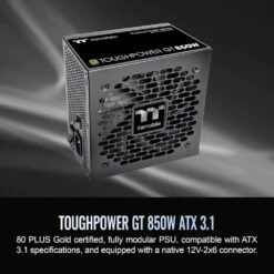 Thermaltake Toughpower GT 850W 80 PLUS Gold Power Supply (Black)(Thermaltake Toughpower Gt 850w 80 Plus Gold Power Supply Black) -Celestron Shop 1744218203 IMG 2472319