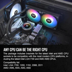 Thermaltake TH240 V2 ARGB Sync All-In-One Liquid Cooler (Black)(Thermaltake Th240 V2 Argb Sync All In One Liquid Cooler Black) -Celestron Shop 1744221767 IMG 2472561