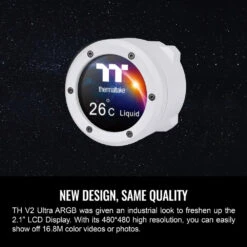 Thermaltake TH240 V2 Ultra ARGB Sync All-In-One Liquid Cooler (White)(Thermaltake Th240 V2 Ultra Argb Sync All In One Liquid Cooler White) -Celestron Shop 1744223765 IMG 2472651