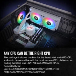 Thermaltake TH240 V2 Ultra ARGB Sync All-In-One Liquid Cooler (White)(Thermaltake Th240 V2 Ultra Argb Sync All In One Liquid Cooler White) -Celestron Shop 1744223765 IMG 2472652