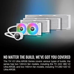 Thermaltake TH240 V2 Ultra ARGB Sync All-In-One Liquid Cooler (White)(Thermaltake Th240 V2 Ultra Argb Sync All In One Liquid Cooler White) -Celestron Shop 1744223765 IMG 2472653