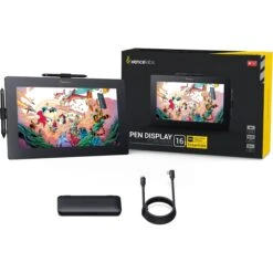 Xencelabs Pen Display 16 EDU Essentials Kit With Mobile Easel(Xencelabs Pen Display 16 Edu Essentials Kit With Mobile Easel)