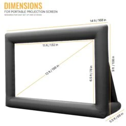 KHOMO GEAR Inflatable Projector Screen With Internal Fan (6.5 X 11')(Khomo Gear Inflatable Projector Screen With Internal Fan 6 5 X 11) -Celestron Shop 1746709012 IMG 2488689