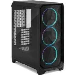 Fractal Design Meshify 3 RGB Mid-Tower Case (Black With Tinted Tempered Glass)(Fractal Design Meshify 3 Rgb Mid Tower Case Black With Tinted Tempered Glass)