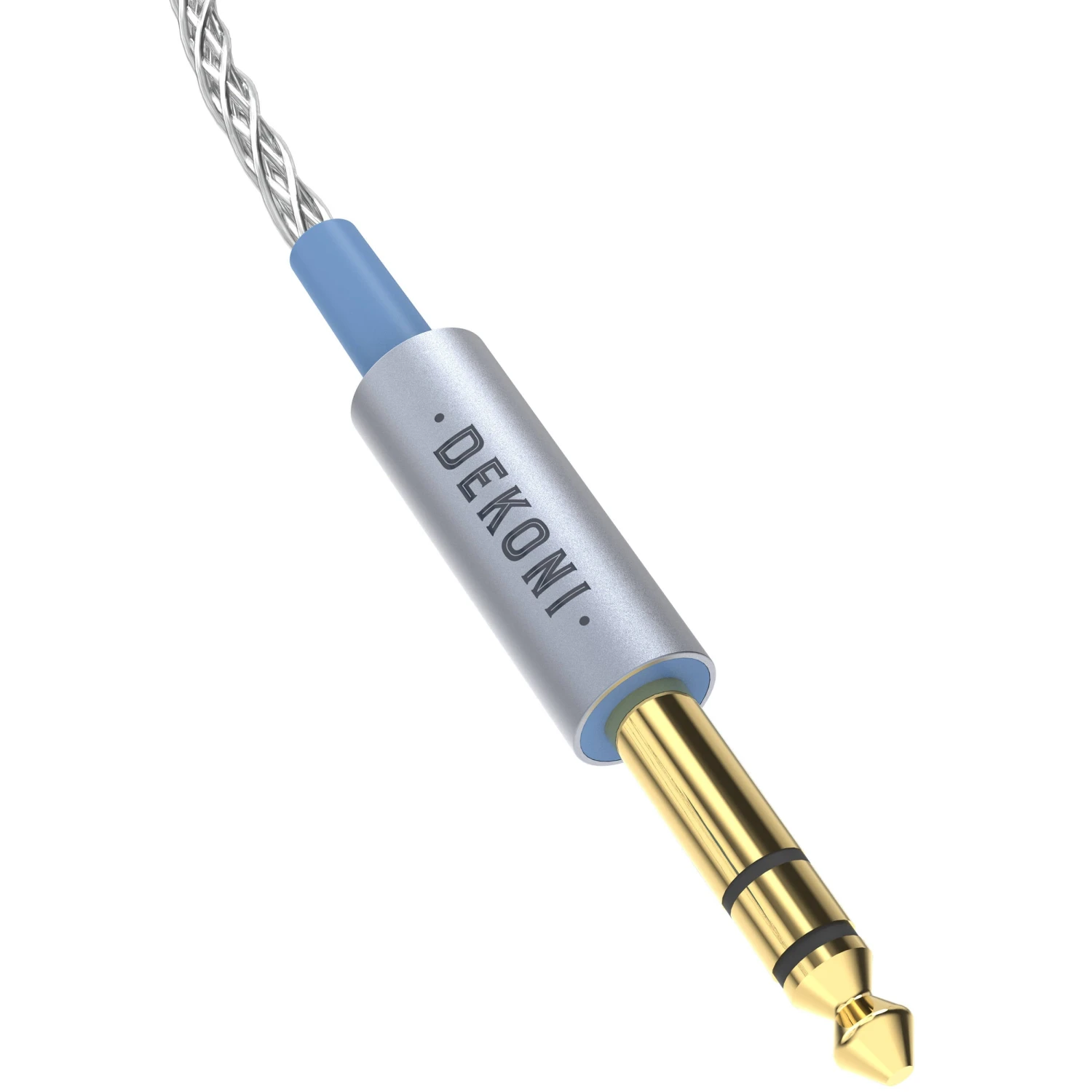 Dekoni Audio Ensemble 1/4" Braided Cable With HD600 Headphone Connectors (52")(Dekoni Audio Ensemble 1 4 Braided Cable With Hd600 Headphone Connectors 52) 2 Dekoni Audio Ensemble 1/4" Braided Cable With HD600 Headphone Connectors (52")(Dekoni Audio Ensemble 1 4 Braided Cable With Hd600 Headphone Connectors 52) - Image 2