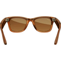 Meta Ray-Ban Wayfarer Glasses With Polarization (Shiny Caramel, Large)(Meta Ray Ban Wayfarer Glasses With Polarization Shiny Caramel Large) -Celestron Shop 1747908720 IMG 2499241