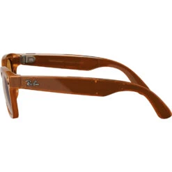 Meta Ray-Ban Wayfarer Glasses With Polarization (Shiny Caramel, Large)(Meta Ray Ban Wayfarer Glasses With Polarization Shiny Caramel Large) -Celestron Shop 1747908720 IMG 2499242