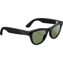 Meta Ray-Ban Skylar Glasses With Polarization (Shiny Black, Standard)(Meta Ray Ban Skylar Glasses With Polarization Shiny Black Standard)