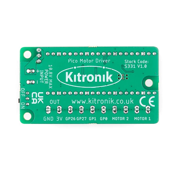 SparkFun Kitronik Motor Driver Board For Raspberry Pi Pico(Sparkfun Kitronik Motor Driver Board For Raspberry Pi Pico) 4 SparkFun Kitronik Motor Driver Board For Raspberry Pi Pico(Sparkfun Kitronik Motor Driver Board For Raspberry Pi Pico) - Image 4