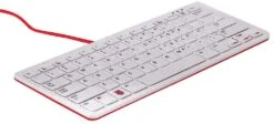 RASPBERRY-PI RPI-KEYB (UK)-RED/WHITE Development Kit Accessory Official Raspberry Pi Keyboard Red/White UK Layout Wired(Raspberry Pi Rpi Keyb Uk Red White Development Kit Accessory Official Raspberry Pi Keyboard Red White Uk Layout Wired)