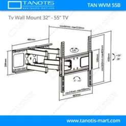 Tanotis Imported Swivel Tilt Heavy Duty Dual Arm Full Motion TV Wall Mount For LCD/LED Plasma TV's Upto 32" To 55" Inch For Flat Wall Or Corner Mounting With VESA Upto 400 MM X 400 MM(Tanotis Imported Swivel Tilt Heavy Duty Dual Arm Full Motion Tv Wall Mount For Lcd Led Plasma Tvs Upto 32 To 55 Inch For Flat Wall Or Corner Mounting With Vesa Upto 400 Mm X 400 Mm) -Celestron Shop 7 665fa7c7 d894 4d86 8c99 7e38c584d54a