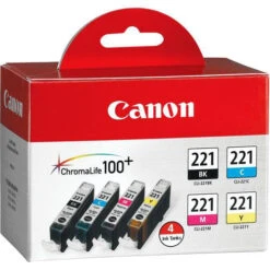 Canon CLI-221 Four-Color Ink Tank Pack(Canon Cli 221 Four Color Ink Tank Pack)