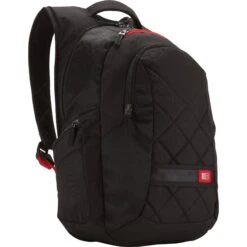 Case Logic 16" Laptop Backpack (Black With Red Straps)(Case Logic 16 Laptop Backpack Black With Red Straps)