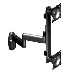 Chief KWD-230B Dual Vertical Monitor Swing Arm Wall Mount (Black)(Chief Kwd 230b Dual Vertical Monitor Swing Arm Wall Mount Black)