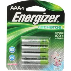 Energizer AAA NiMH Rechargeable Batteries (700mAh, 4 Pack)(Energizer Aaa Nimh Rechargeable Batteries 700mah 4 Pack)