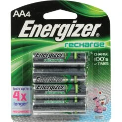Energizer AA NiMH Rechargeable Batteries (2300mAh, 4 Pack)(Energizer Aa Nimh Rechargeable Batteries 2300mah 4 Pack)