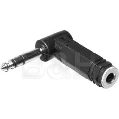 Hosa Technology GPP273 Stereo Male 1/4" Phone To Angled Stereo Female 1/4" Phone Adapter(Hosa Technology Gpp273 Stereo Male 1 4 Phone To Angled Stereo Female 1 4 Phone Adapter)