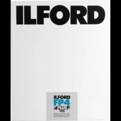 Ilford FP4 Plus 4x5" 25 Sheets Black & White Negative (Print) Film (ISO-125)(Ilford Fp4 Plus 4x5 25 Sheets Black White Negative Print Film Iso 125)