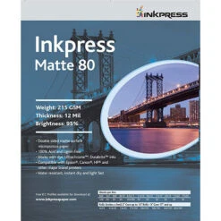 Inkpress Media Duo Matte 80 Paper (8.5 X 11", 250 Sheets)(Inkpress Media Duo Matte 80 Paper 8 5 X 11 250 Sheets)