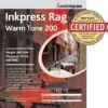 Inkpress Media Rag Warm Tone 200 Paper (8.5 X 11", 25 Sheets)(Inkpress Media Rag Warm Tone 200 Paper 8 5 X 11 25 Sheets)