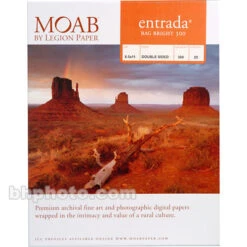 Moab Entrada Rag Bright 300 Paper (8.5 X 11", 25 Sheets)(Moab Entrada Rag Bright 300 Paper 8 5 X 11 25 Sheets)