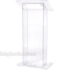 Oklahoma Sound 401S Lectern - Clear Acrylic, Shelf, Plexiglas(Oklahoma Sound 401s Lectern Clear Acrylic Shelf Plexiglas)