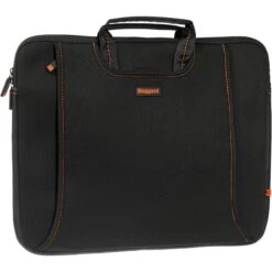 Ruggard 15" Ultra Thin Laptop Sleeve With Handles (Black/Orange)(Ruggard 15 Ultra Thin Laptop Sleeve With Handles Black Orange)