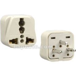 Travel Smart By Conair Adapter Plug NWG12C - Allows Grounded 3-Prong USA Devices To Be Used With Grounded 3-Prong Power Supplies In Israel & Egypt(Travel Smart By Conair Adapter Plug Nwg12c Allows Grounded 3 Prong Usa Devices To Be Used With Grounded 3 Prong Power Supplies In Israel Egypt)