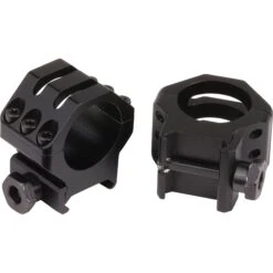 Weaver Six Hole Tactical Rings For 1" Maintubes (Medium, Matte Black)(Weaver Six Hole Tactical Rings For 1 Maintubes Medium Matte Black)
