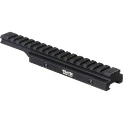 Weaver Flat Top Riser Rail (20 MOA Canting, Matte Black)(Weaver Flat Top Riser Rail 20 Moa Canting Matte Black)